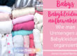 Babykleidung aufbewahren: Wie man Unmengen an Babykleidung organisiert