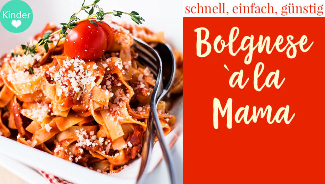 Titelbild-Rezept-Bolognese-a-la-Mama Rezept Bolognese Sauce für Spaghetti Bolognese