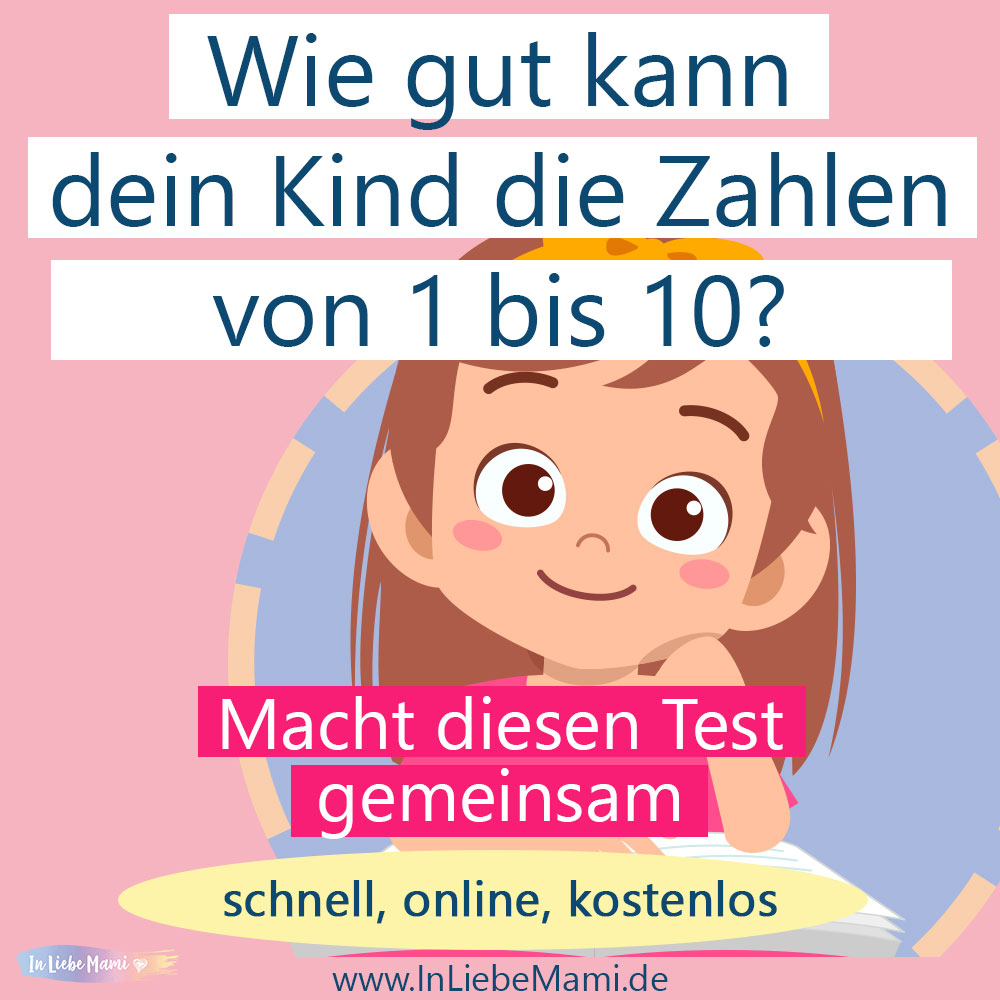 Wie gut kann dein Kind die Zahlen von 1 bis 10? Mache den Test! Zahlen lernen für Kinder im Kindergarten, Vorschule und vor der Einschulung. © Colorfuel Studio/ bigstockphoto.com