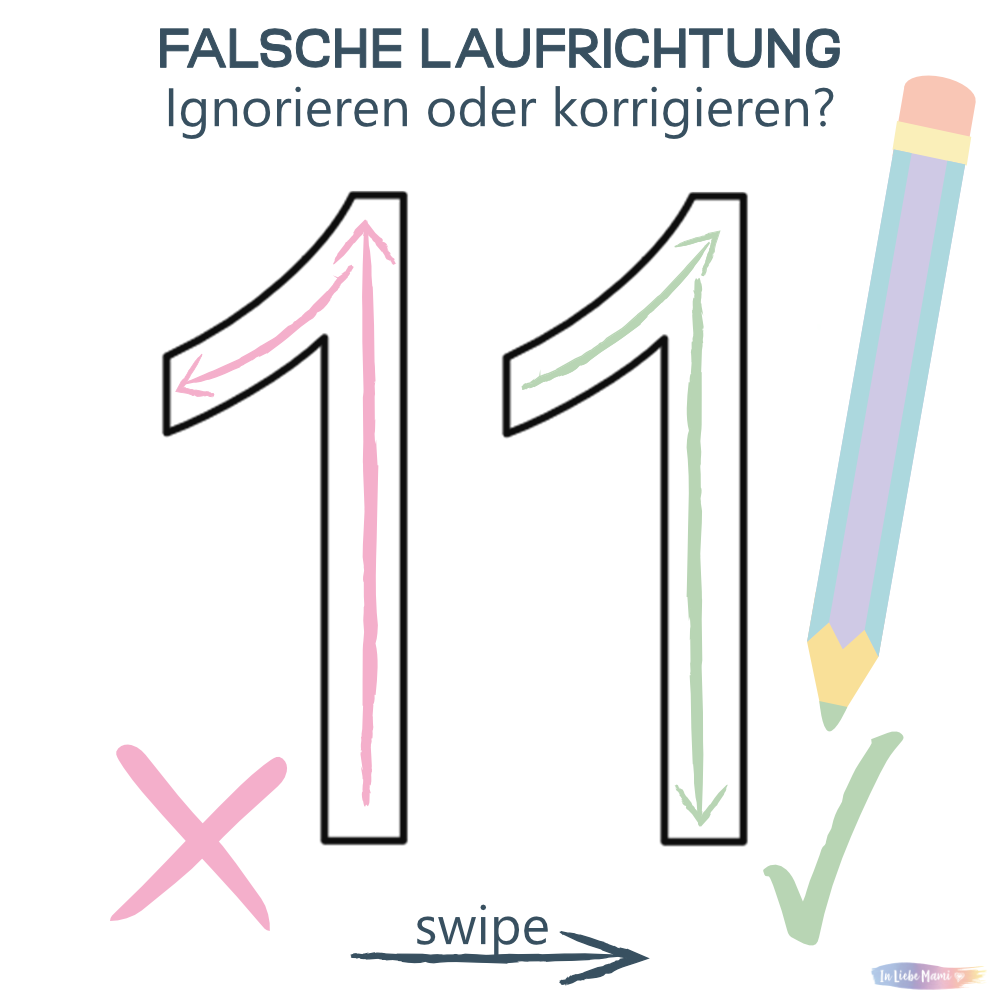 falsche Laufrichtung