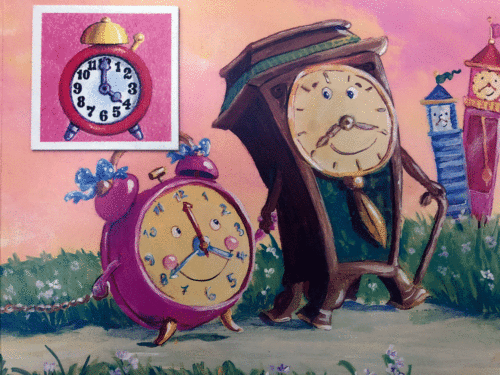 Memory Uhr-und-Bilderbuch-500x375