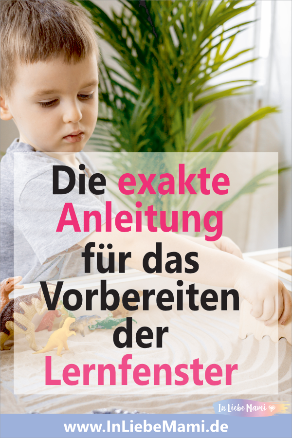 Montessori 6 Die exakte Anleitung für das Vorbereiten der Lernfenster